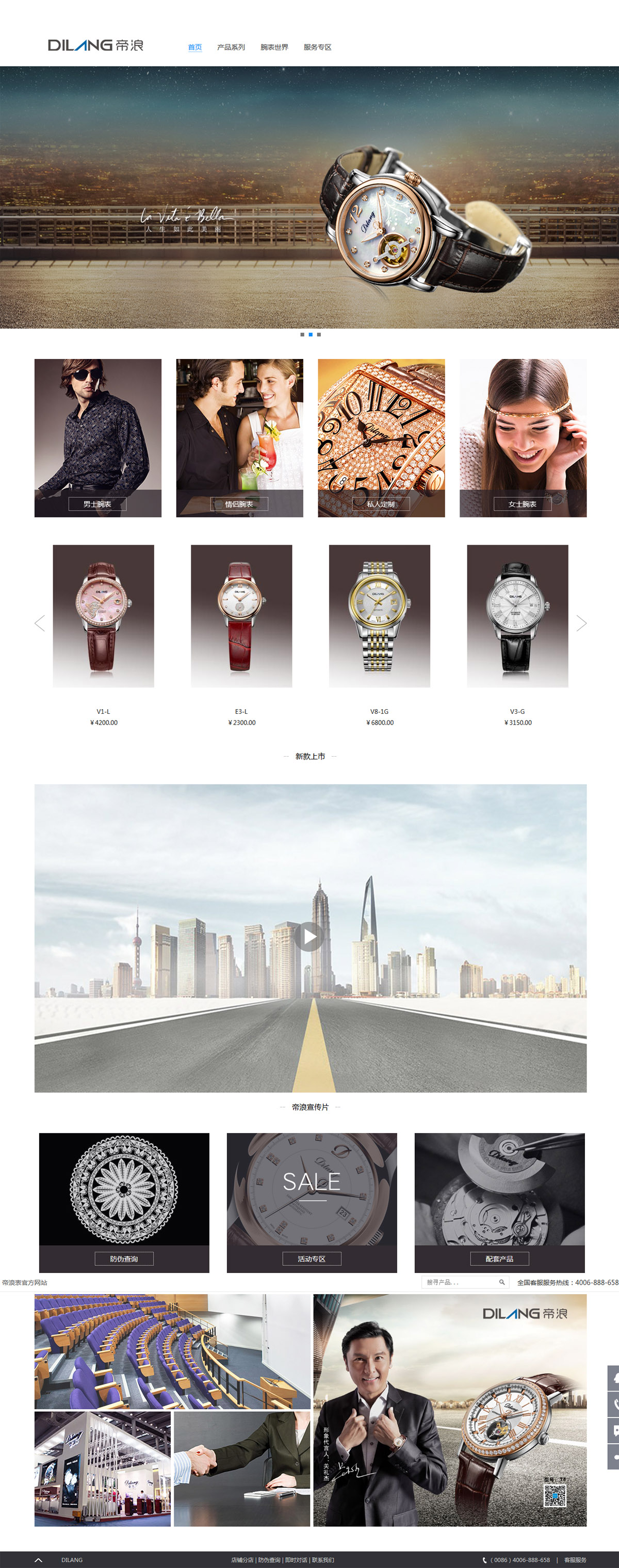 帝浪表業網站案例