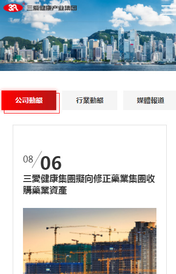 三愛集團網站案例圖片2