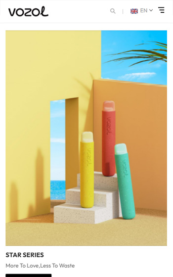 VOZOL霧化科技網站案例圖片1