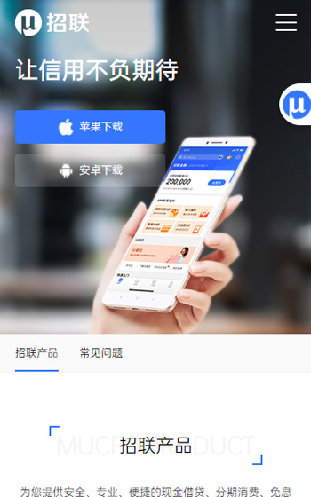 招聯金融網站案例圖片3