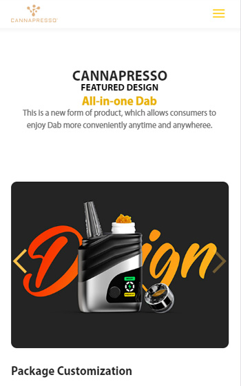 cannapresso品牌電子煙網站案例圖片2
