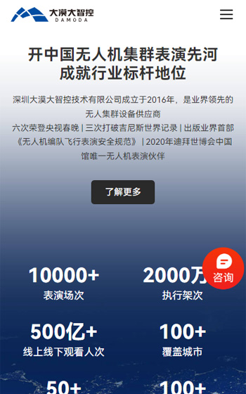 大漠大智控技術網站案例圖片3
