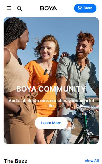 長豐影像BOYA網站案例圖片3