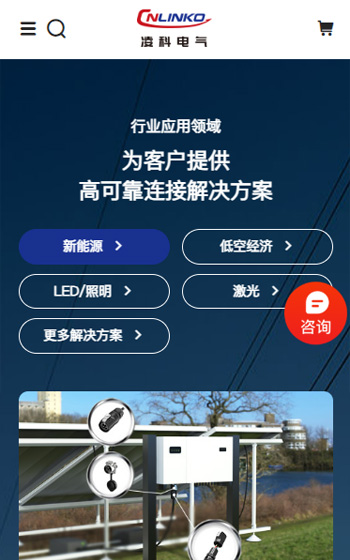 深圳市凌科電氣網站案例圖片3