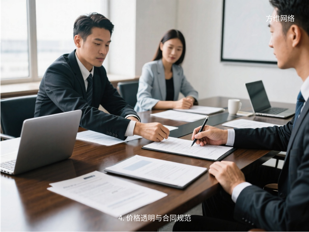 4. 價(jià)格透明與合同規(guī)范