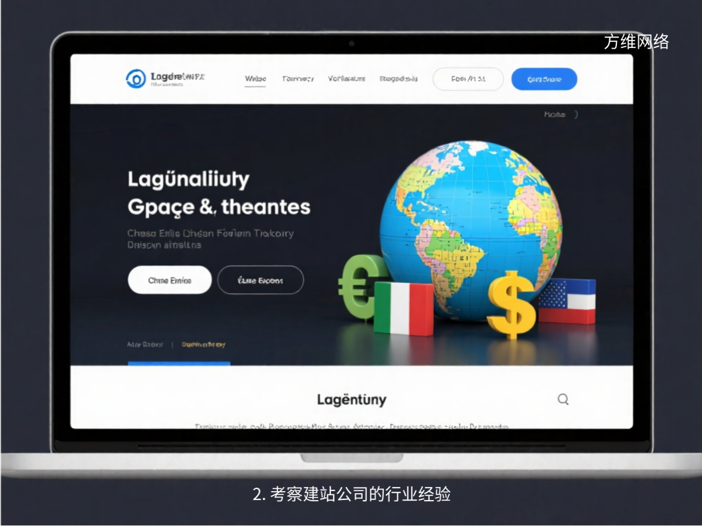 2. 考察建站公司的行業經驗