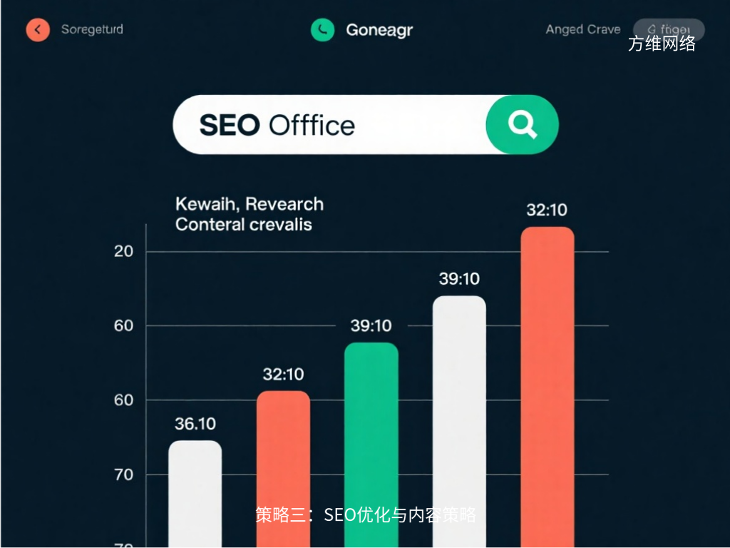 策略三:SEO優化與內容策略