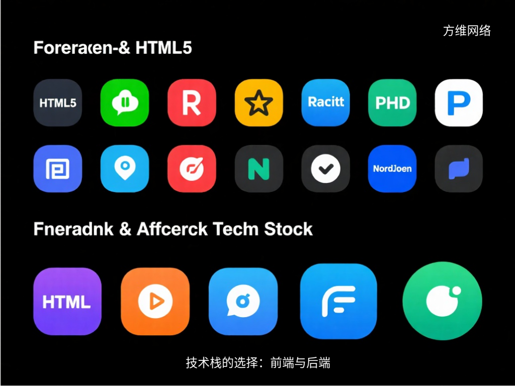 技術棧的選擇:前端與后端