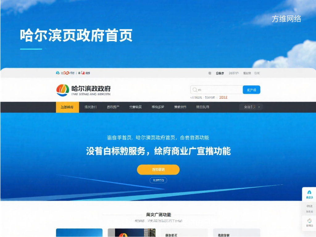 1. 網(wǎng)站建設：哈爾濱數(shù)字經(jīng)濟的門戶