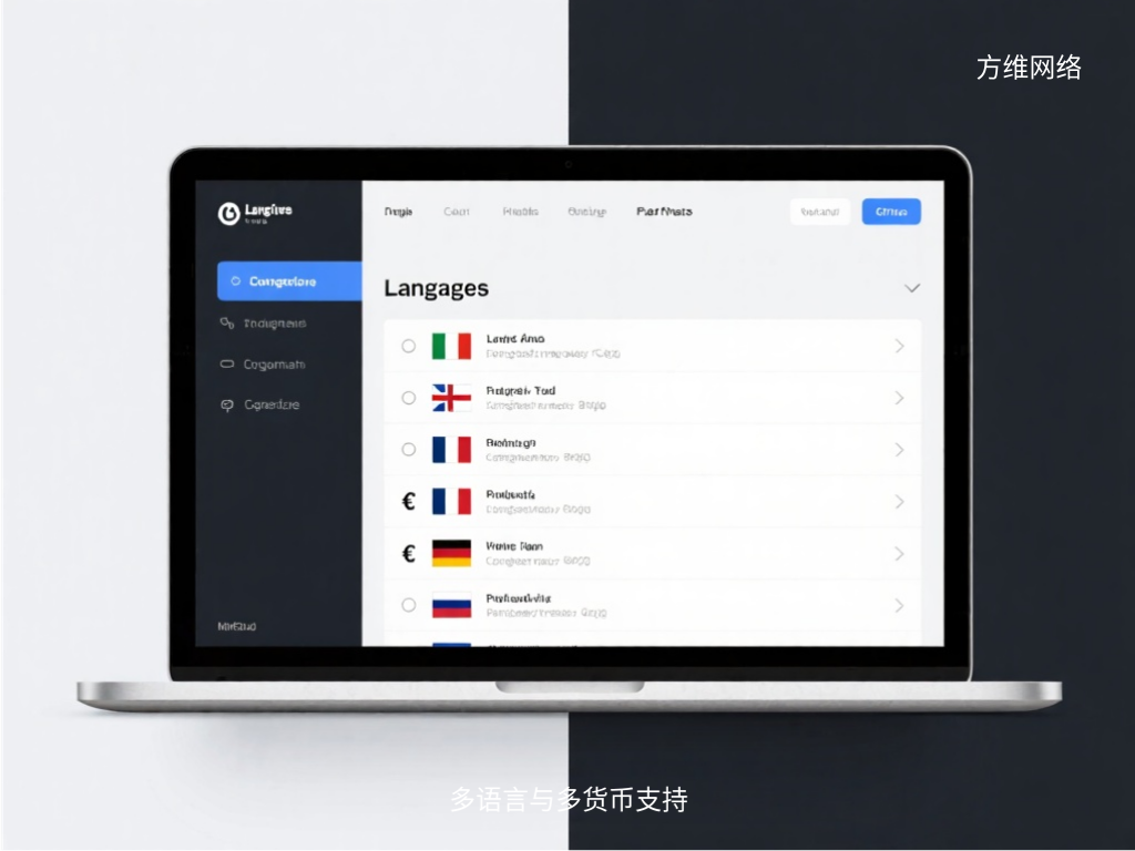 多語言與多貨幣支持