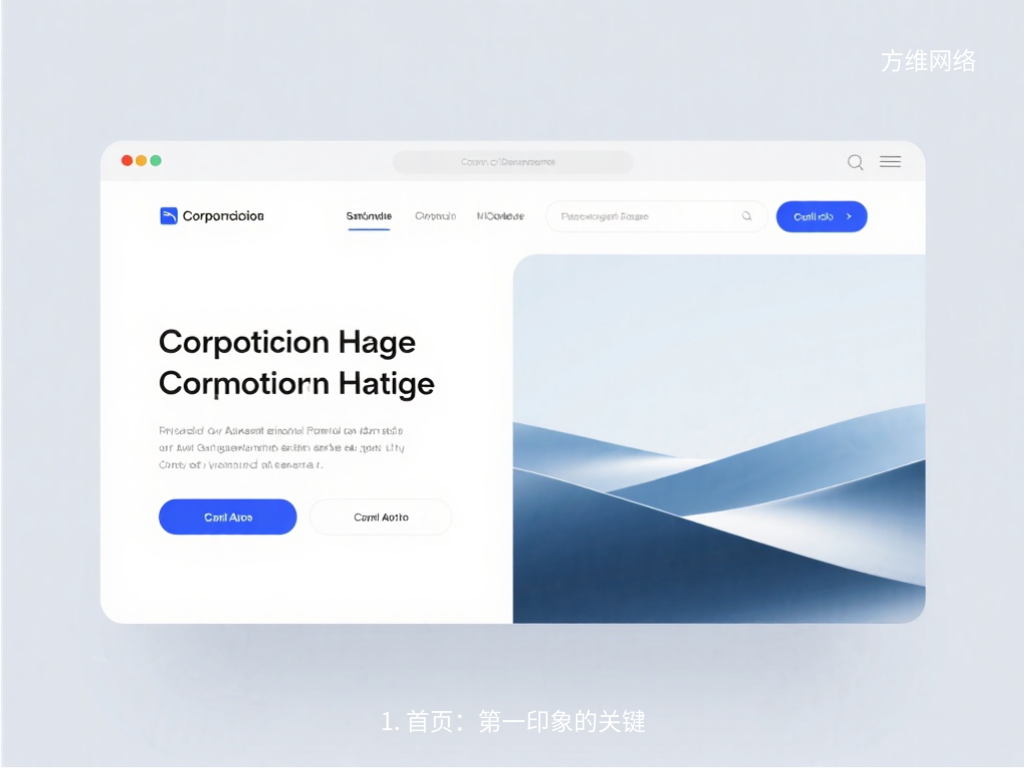 1. 首頁:第一印象的關鍵