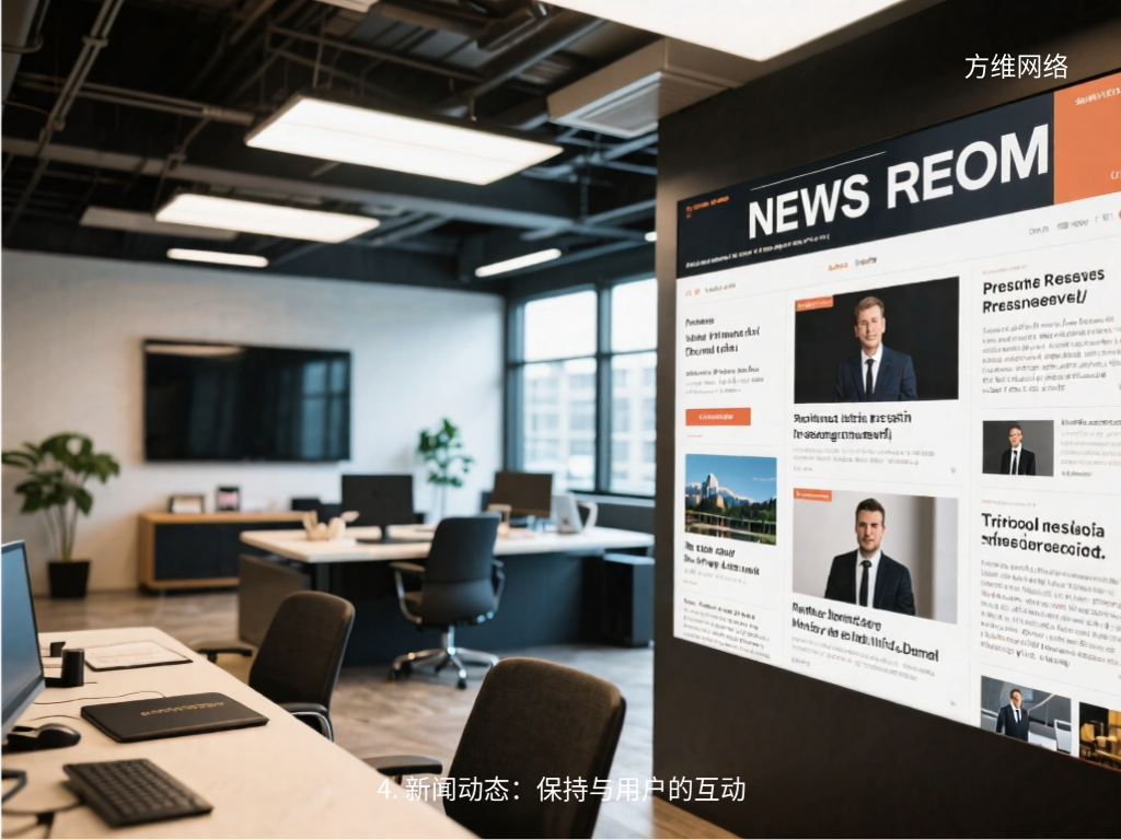 4. 新聞動態:保持與用戶的互動