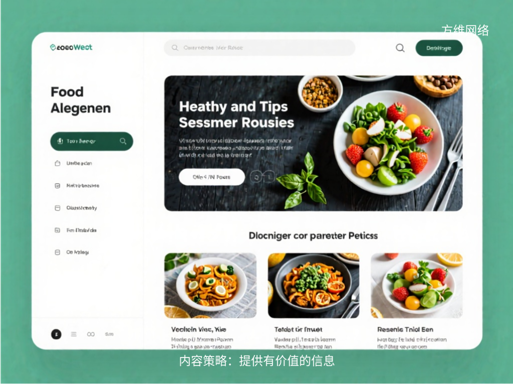 內容策略:提供有價值的信息