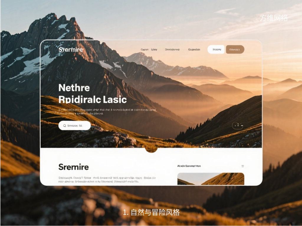 1. 自然與冒險風格