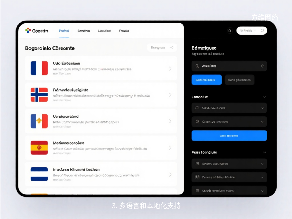 3. 多語言和本地化支持