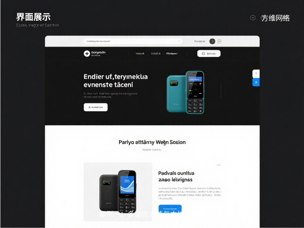 案例一:多語言支持與本地化設計