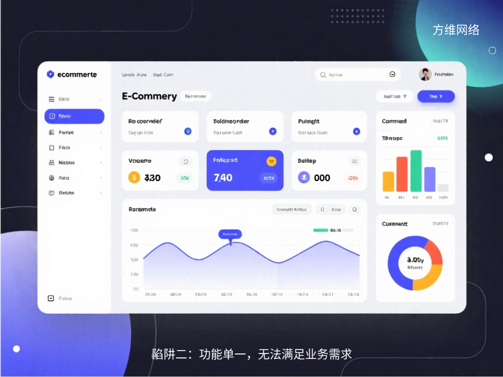 陷阱二:功能單一,無法滿足業(yè)務需求
