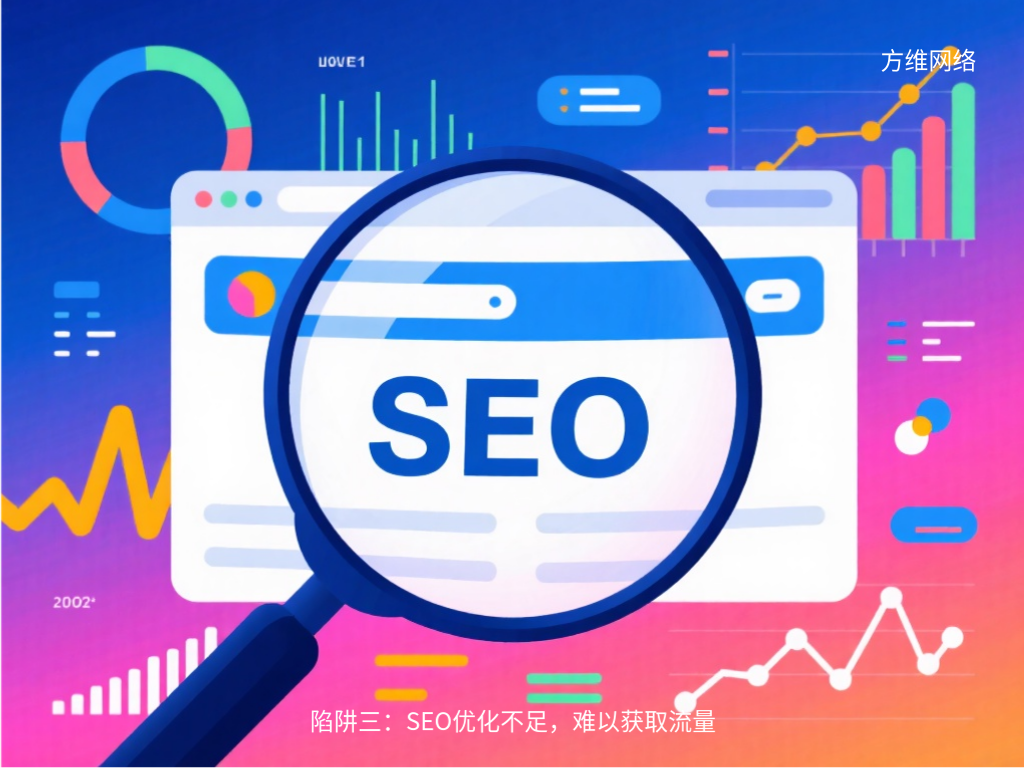陷阱三:SEO優(yōu)化不足,難以獲取流量
