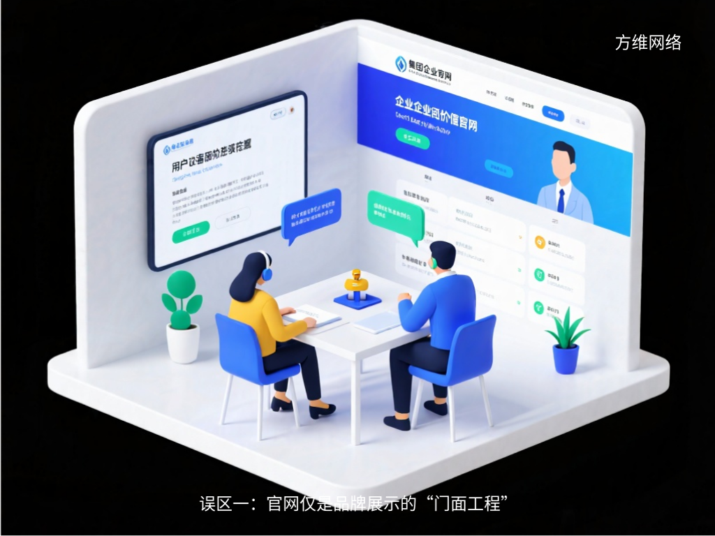 誤區一:官網僅是品牌展示的“門面工程”