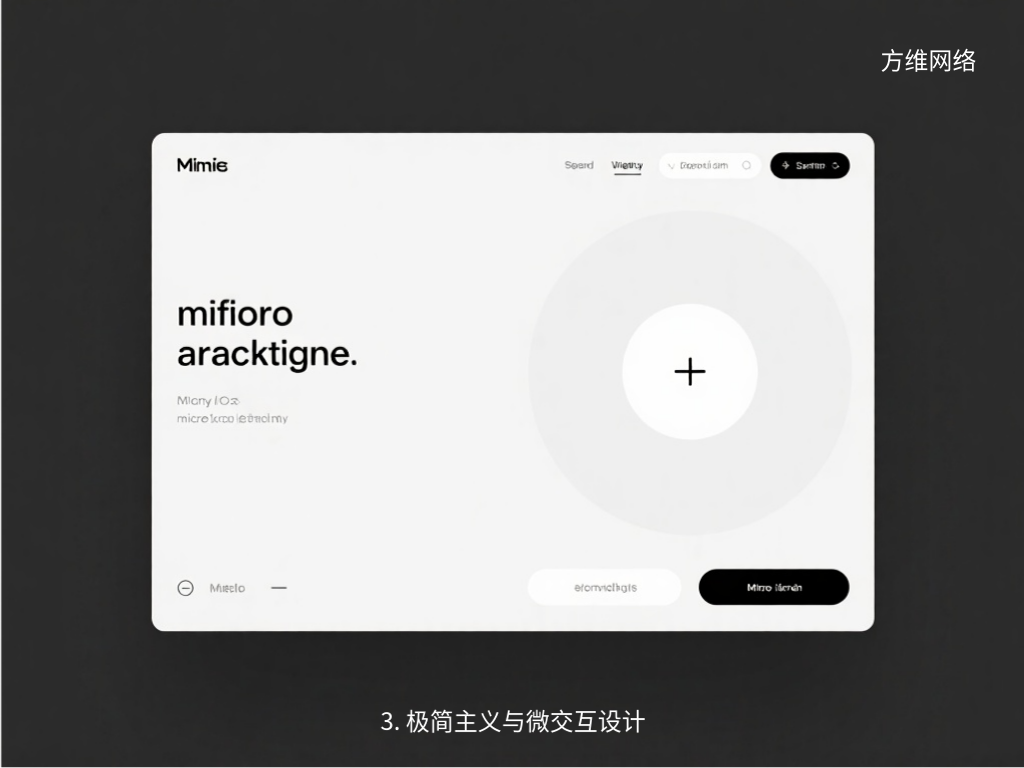 3. 極簡主義與微交互設(shè)計