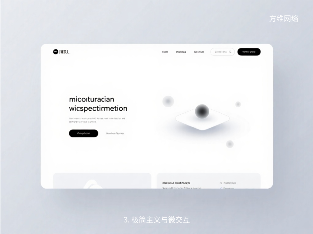 3. 極簡主義與微交互