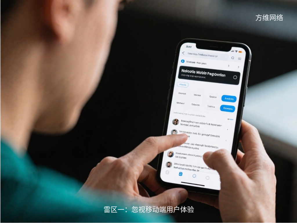 雷區(qū)一：忽視移動端用戶體驗