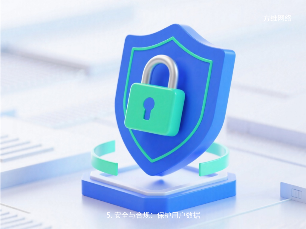 5. 安全與合規:保護用戶數據