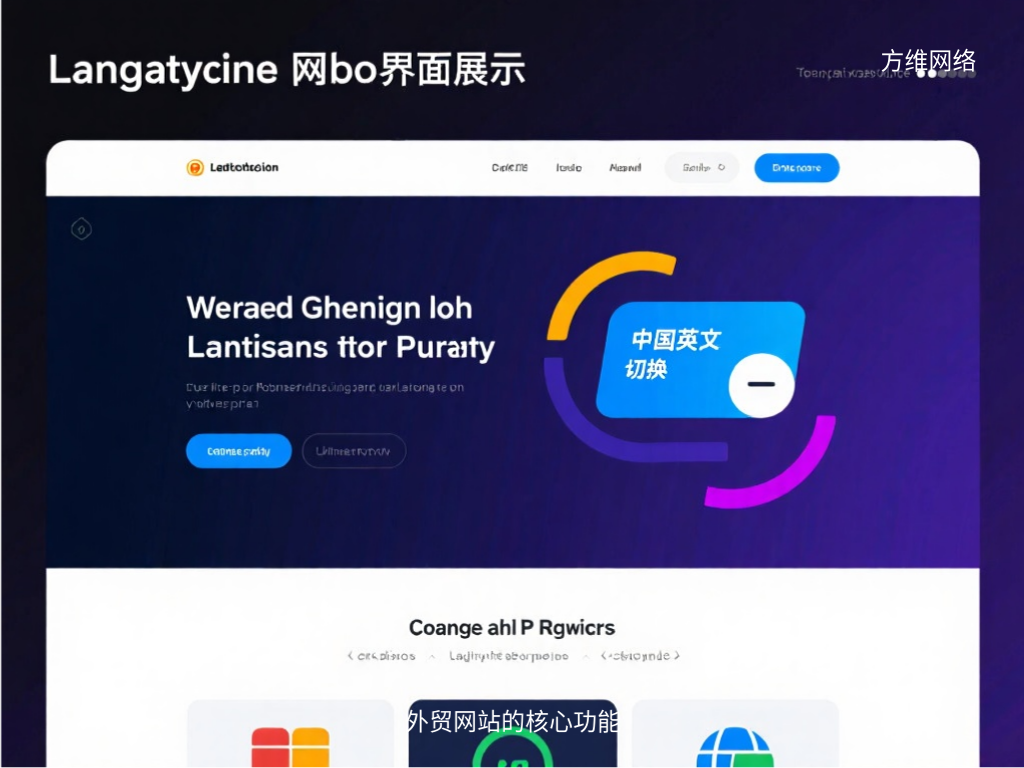 外貿網(wǎng)站的核心功能