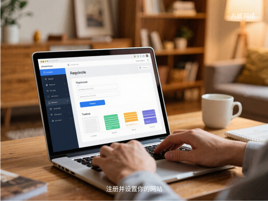 注冊并設置你的網站