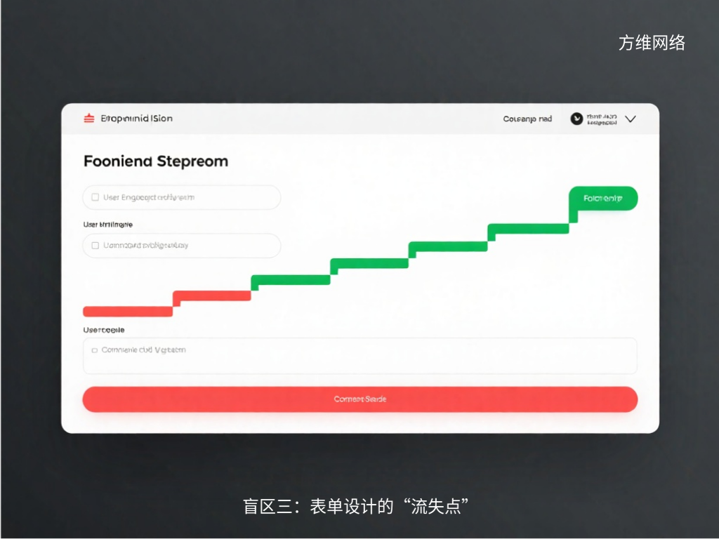 盲區三:表單設計的“流失點”