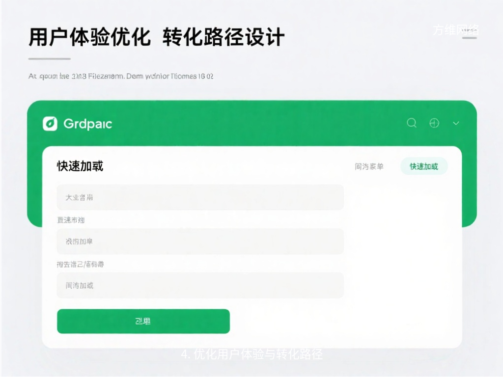 4. 優化用戶體驗與轉化路徑