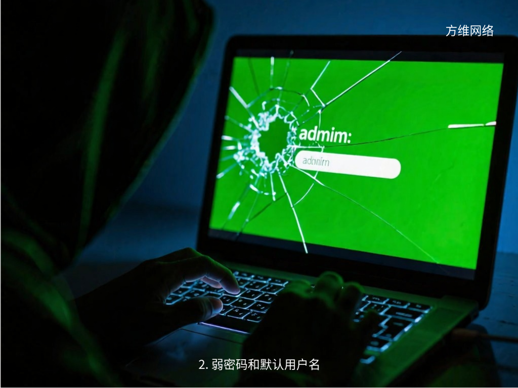 2. 弱密碼和默認用戶名
