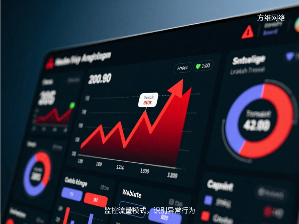 監控流量模式，識別異常行為