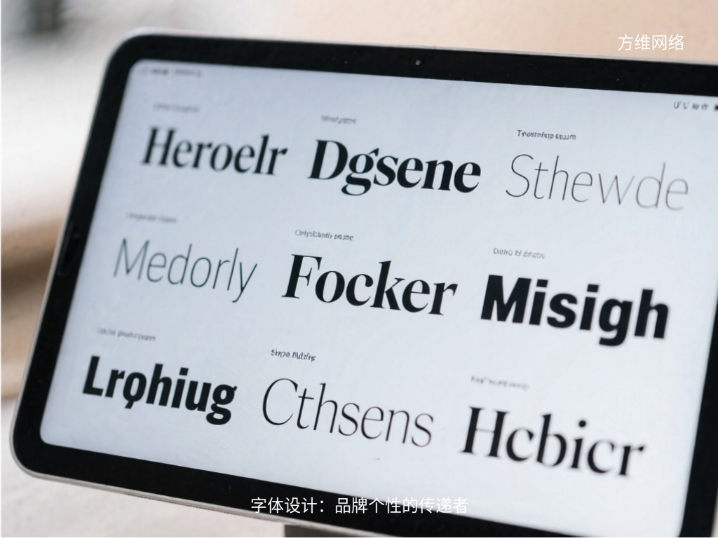 字體設計:品牌個性的傳遞者