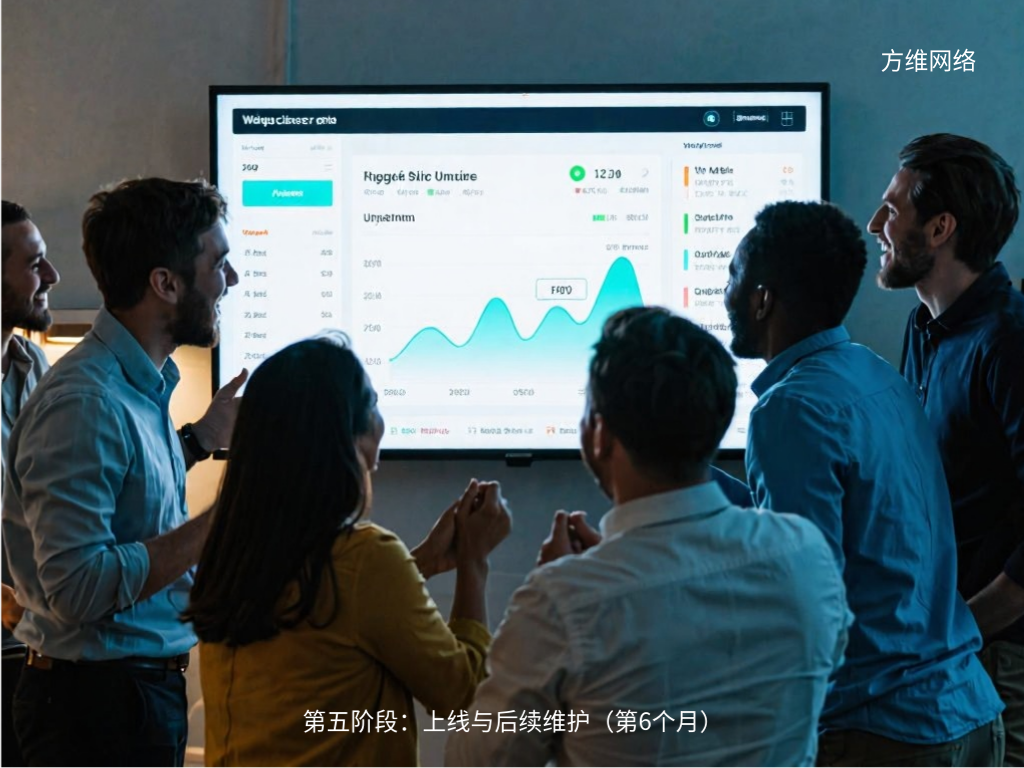 第五階段:上線與后續維護(第6個月)