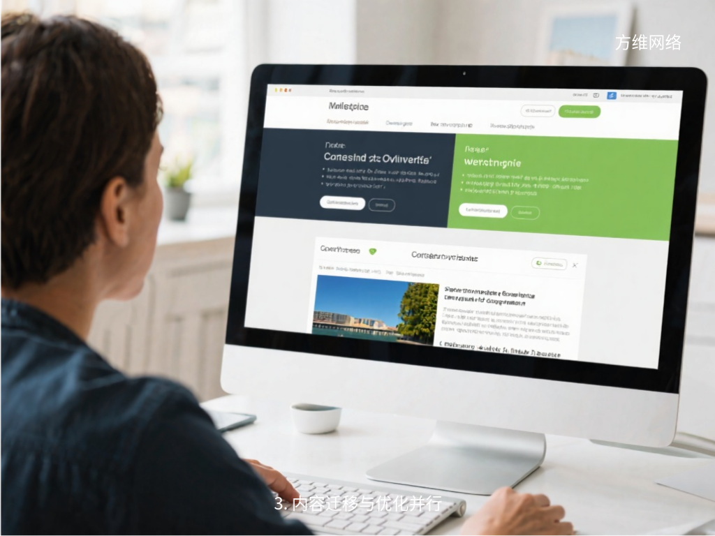 3. 內容遷移與優化并行