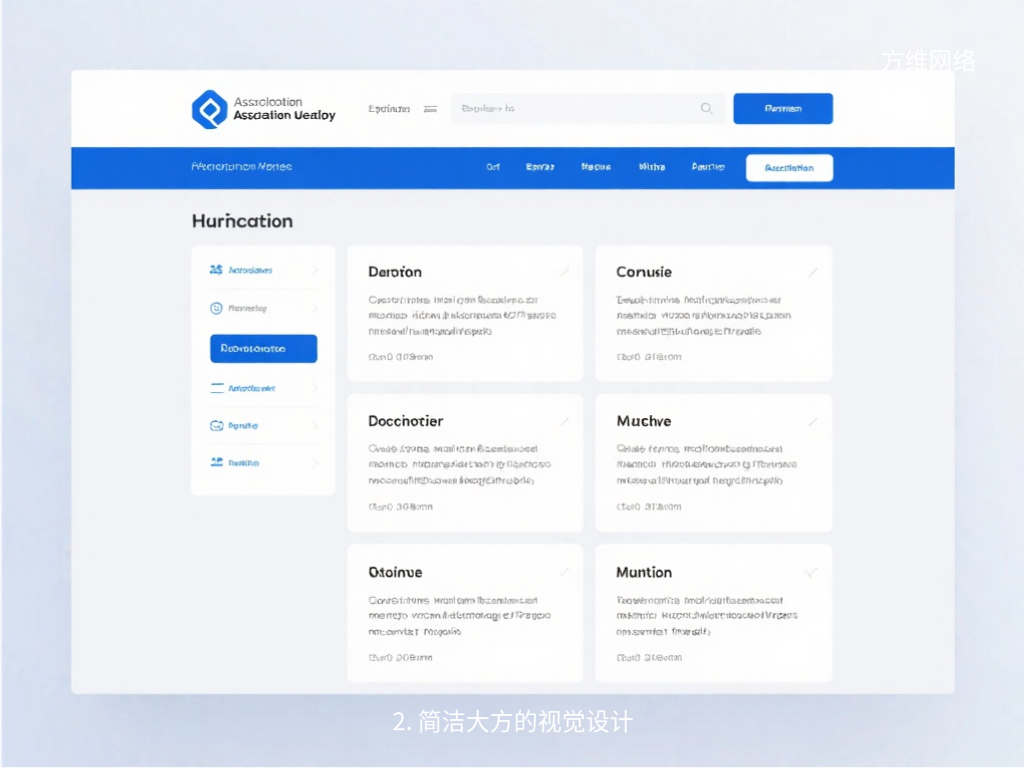 2. 簡潔大方的視覺設計