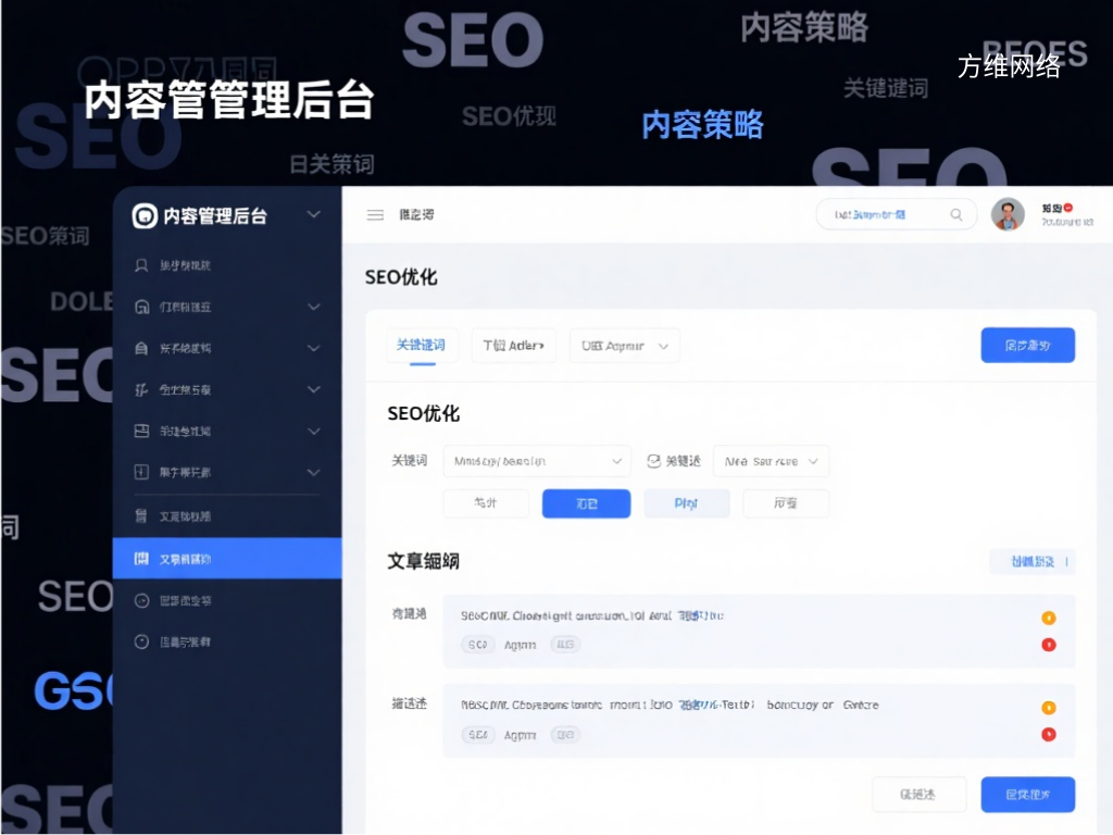 內容管理:動態更新與SEO優化
