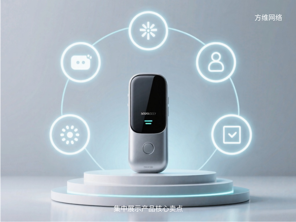 集中展示產(chǎn)品核心賣點(diǎn)