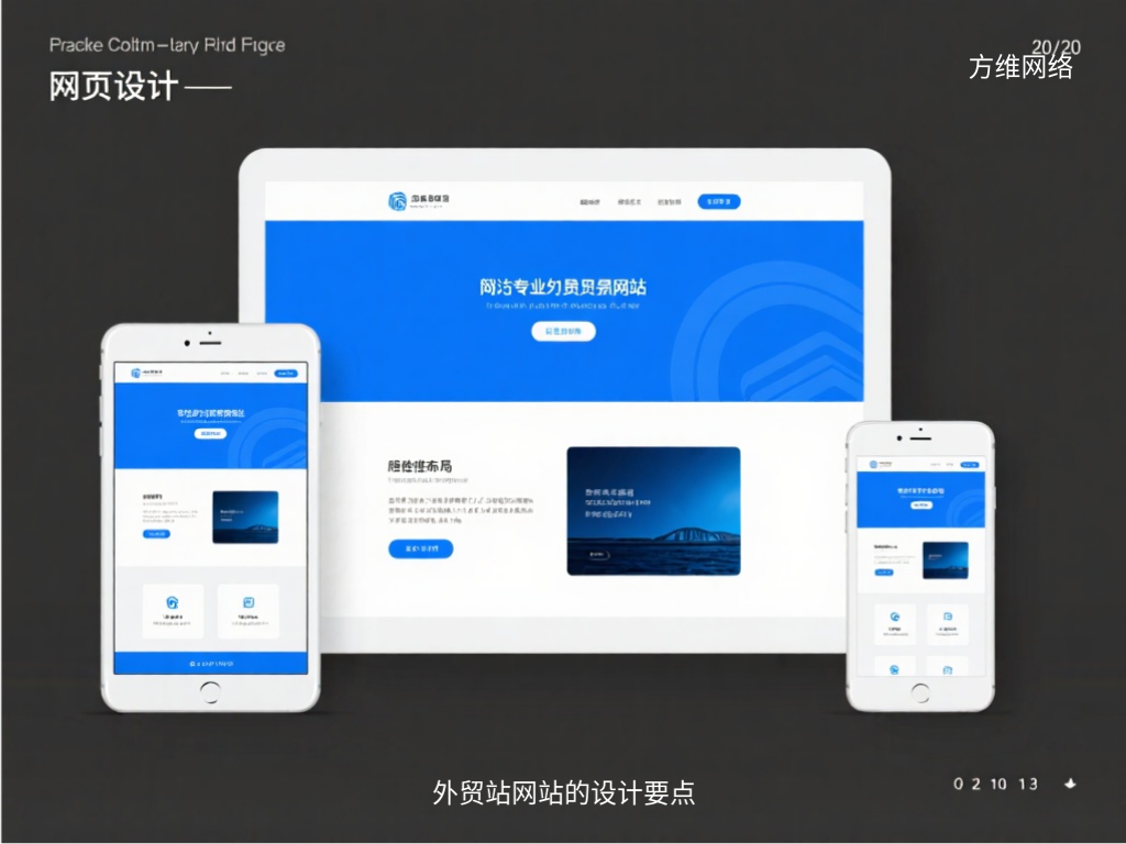 外貿站網站的設計要點