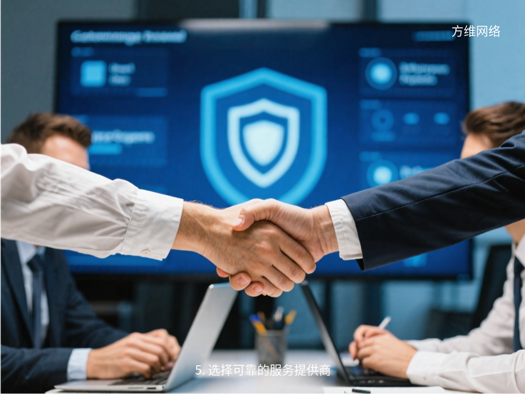 5. 選擇可靠的服務提供商