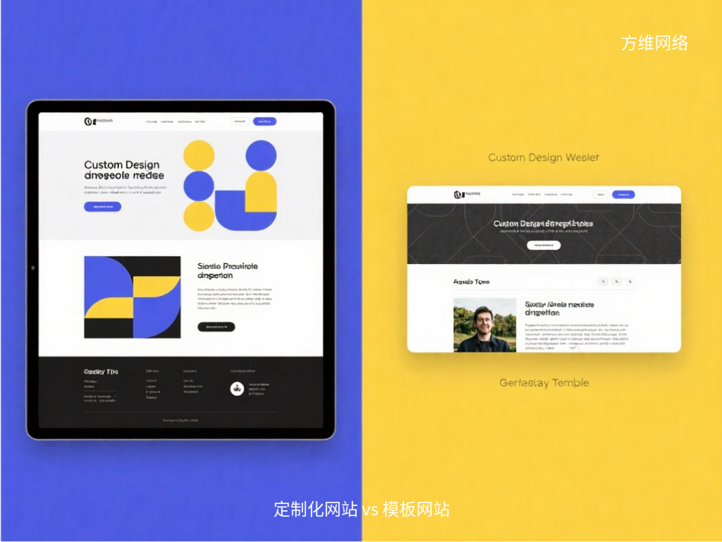 定制化網站 vs 模板網站