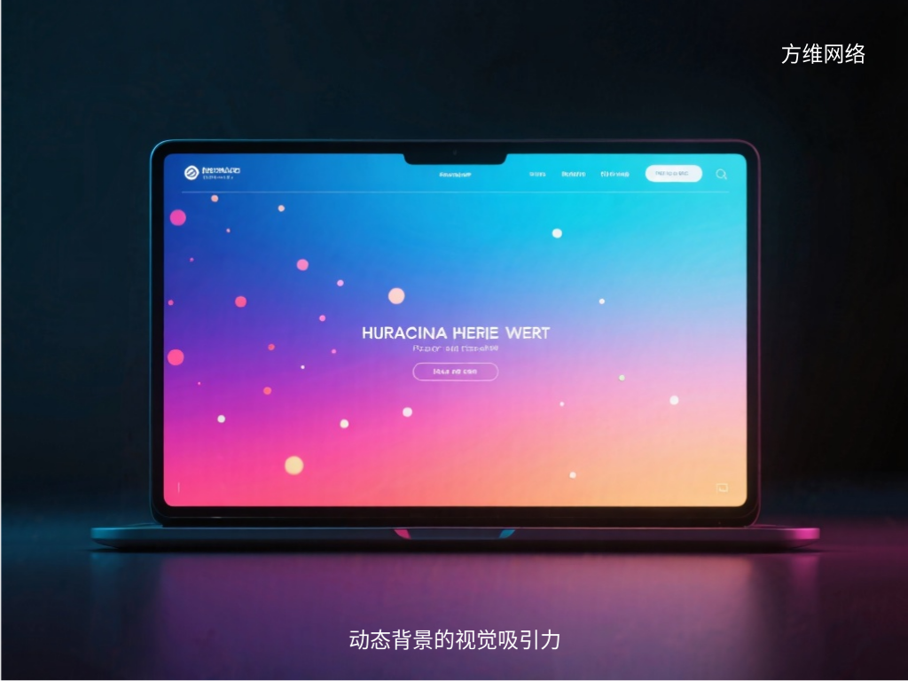 動態背景的視覺吸引力