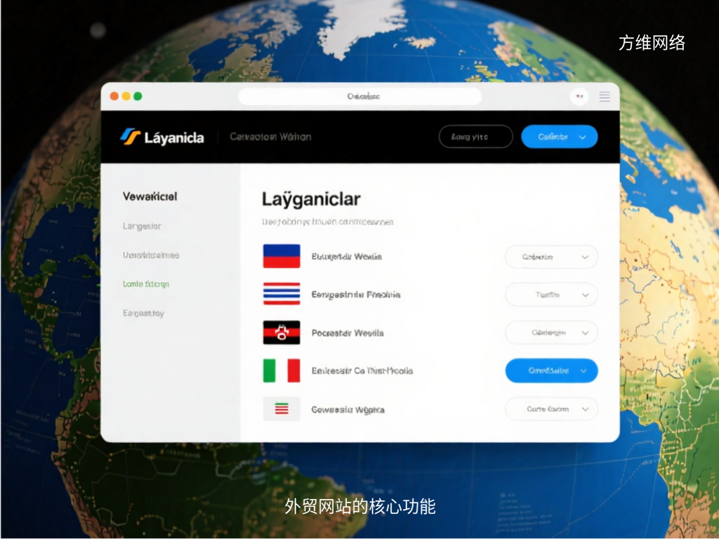外貿網站的核心功能