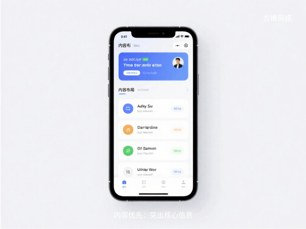 內(nèi)容優(yōu)先:突出核心信息