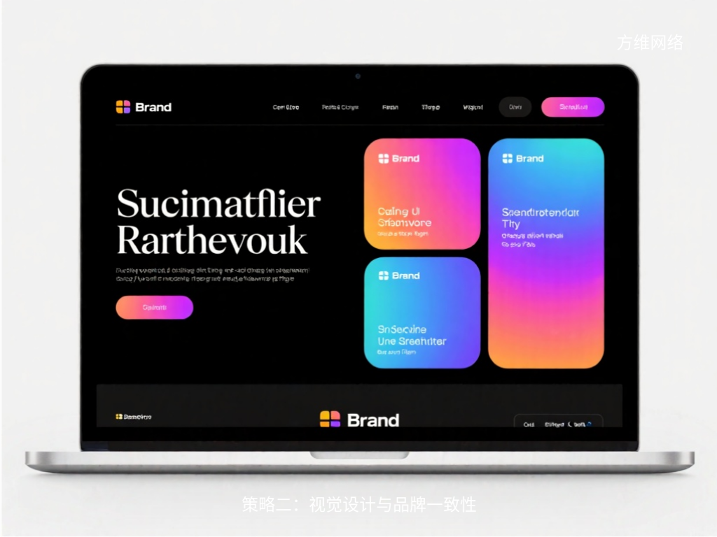 策略二：視覺設計與品牌一致性