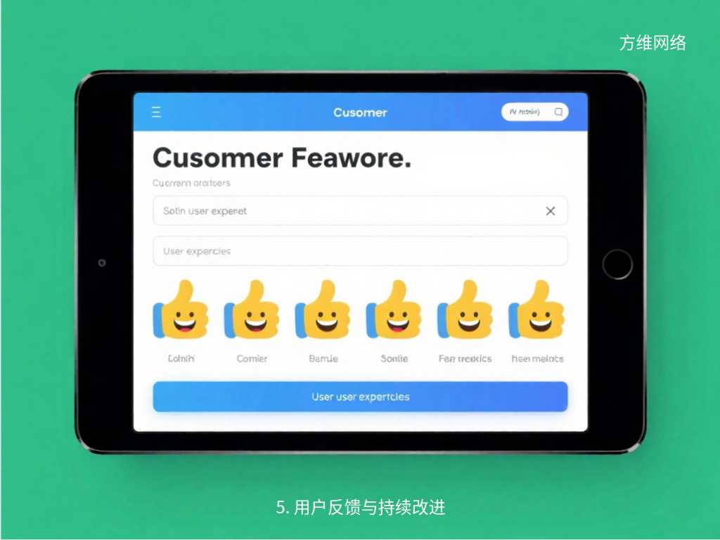 5. 用戶反饋與持續改進
