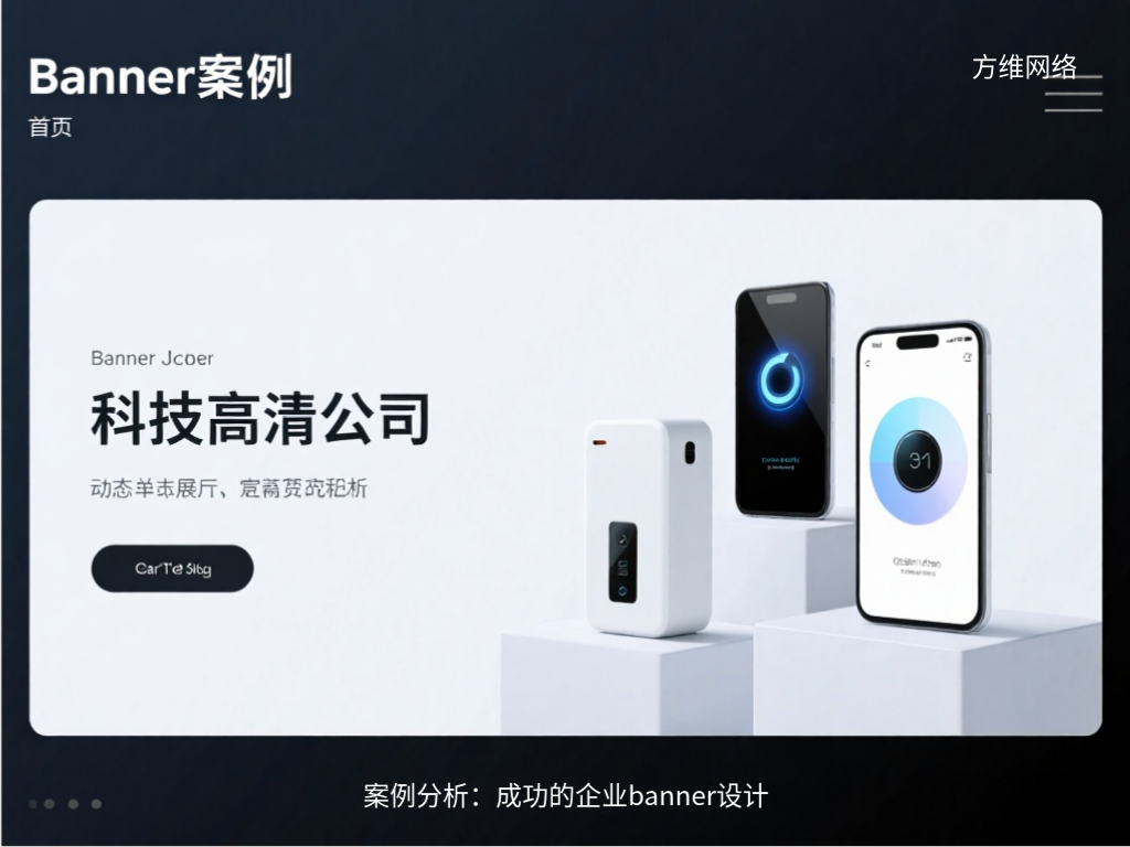 案例分析:成功的企業banner設計
