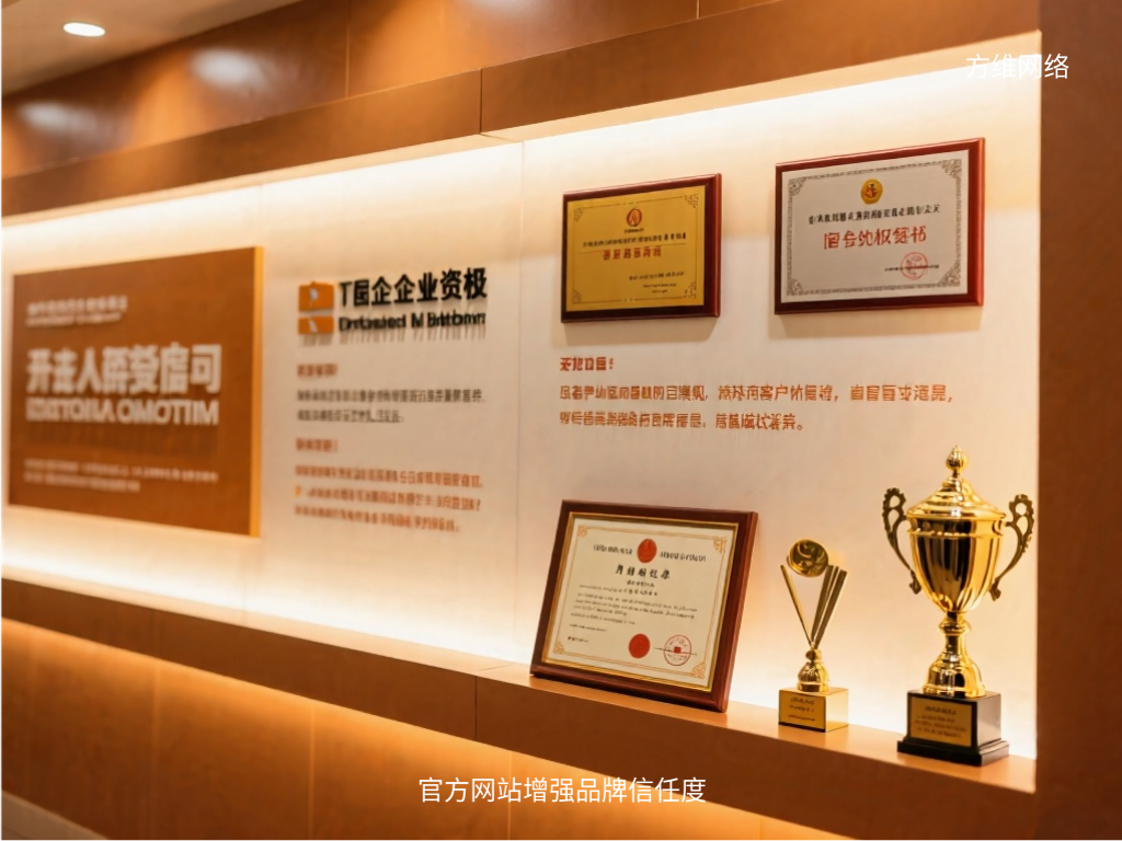 官方網站增強品牌信任度