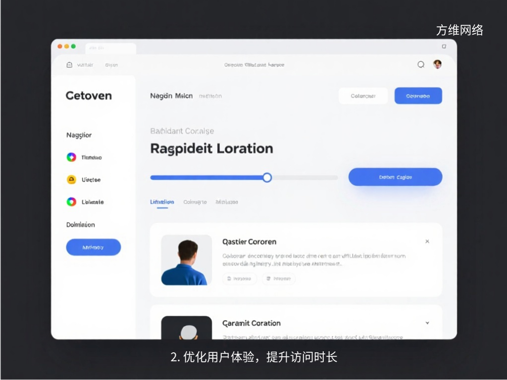 2. 優(yōu)化用戶體驗，提升訪問時長